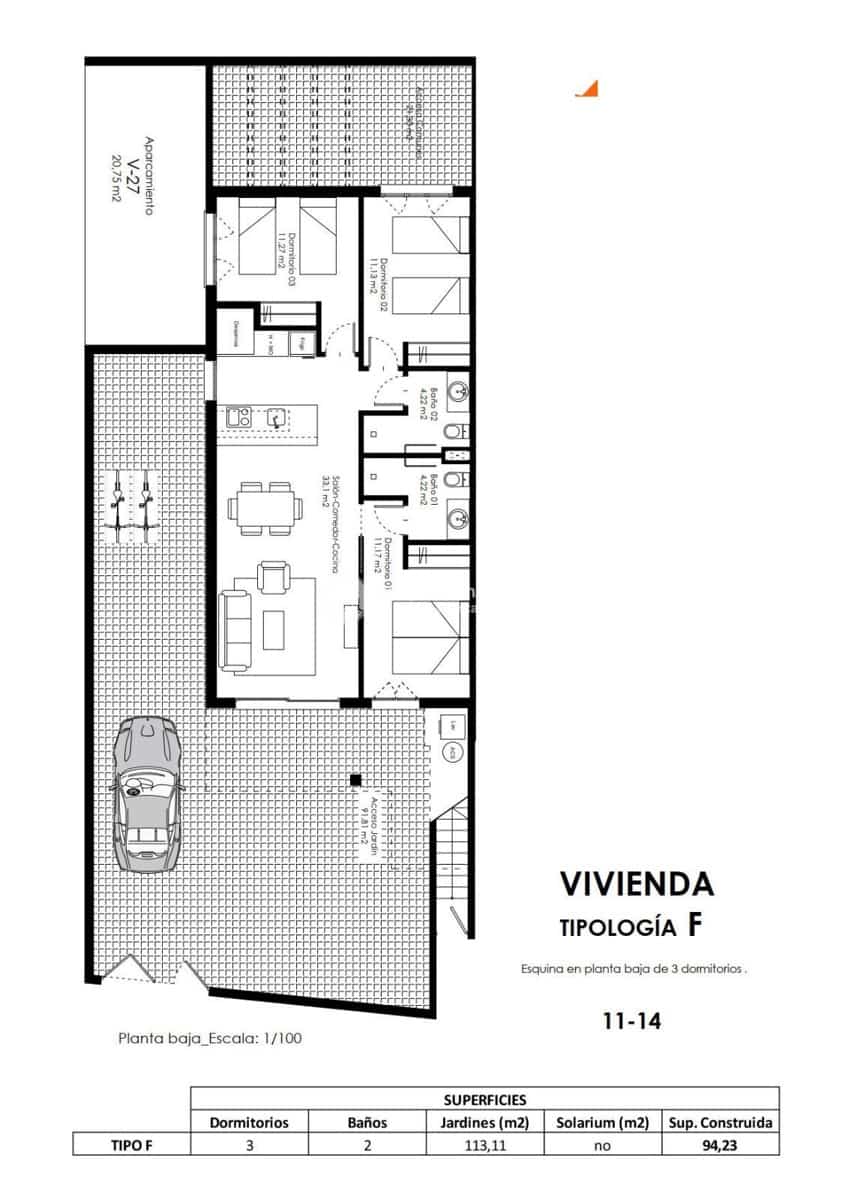 2 chambre Appartement à vendre à Pilar de la Horadada avec piscine garage - 215 000 € (Ref: 8967701)