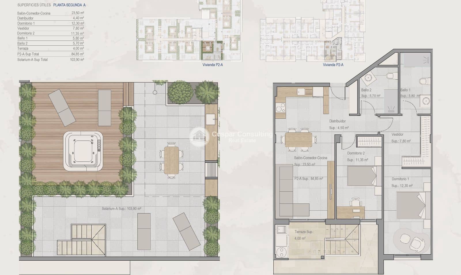 3 bedroom Penthouse for sale in Torre-Pacheco with pool garage - € 192,000 (Ref: 8981118)