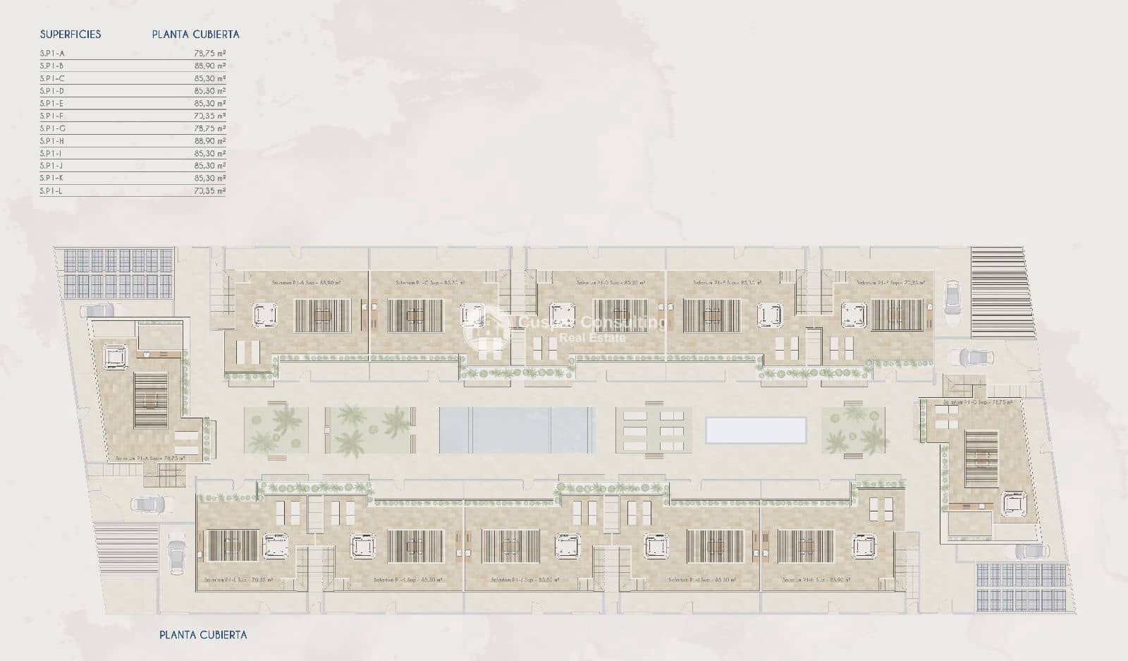 3 slaapkamer Penthouse te koop in Torre-Pacheco met zwembad garage - € 220.000 (Ref: 8981120)