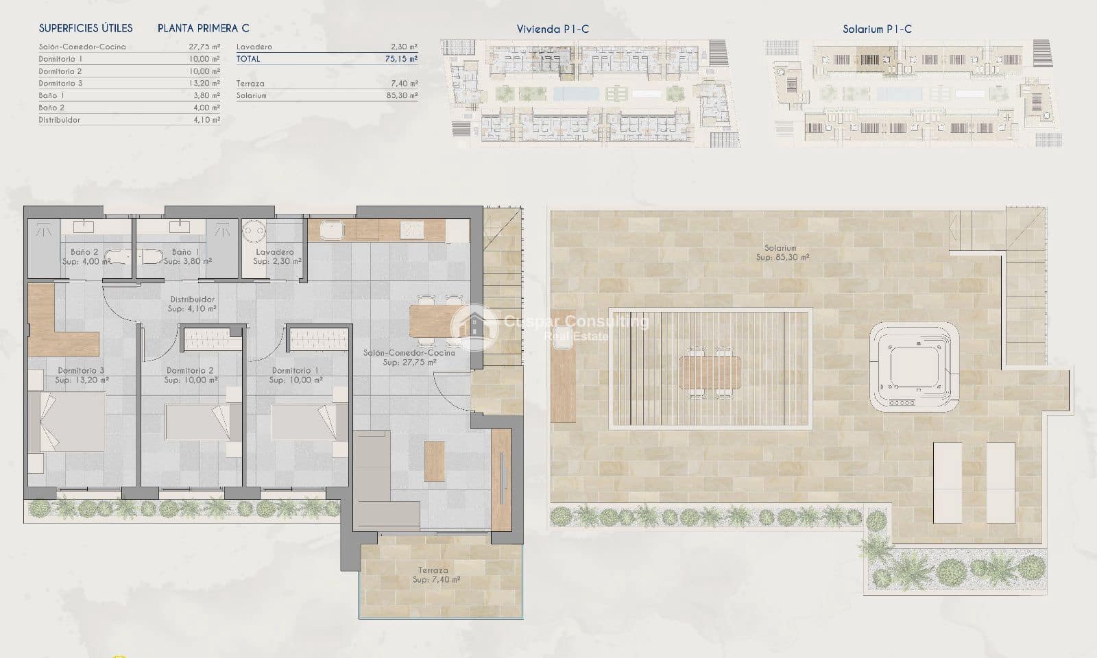 3 quarto Apartamento para venda em Torre-Pacheco com piscina garagem - 210 000 € (Ref: 8981121)