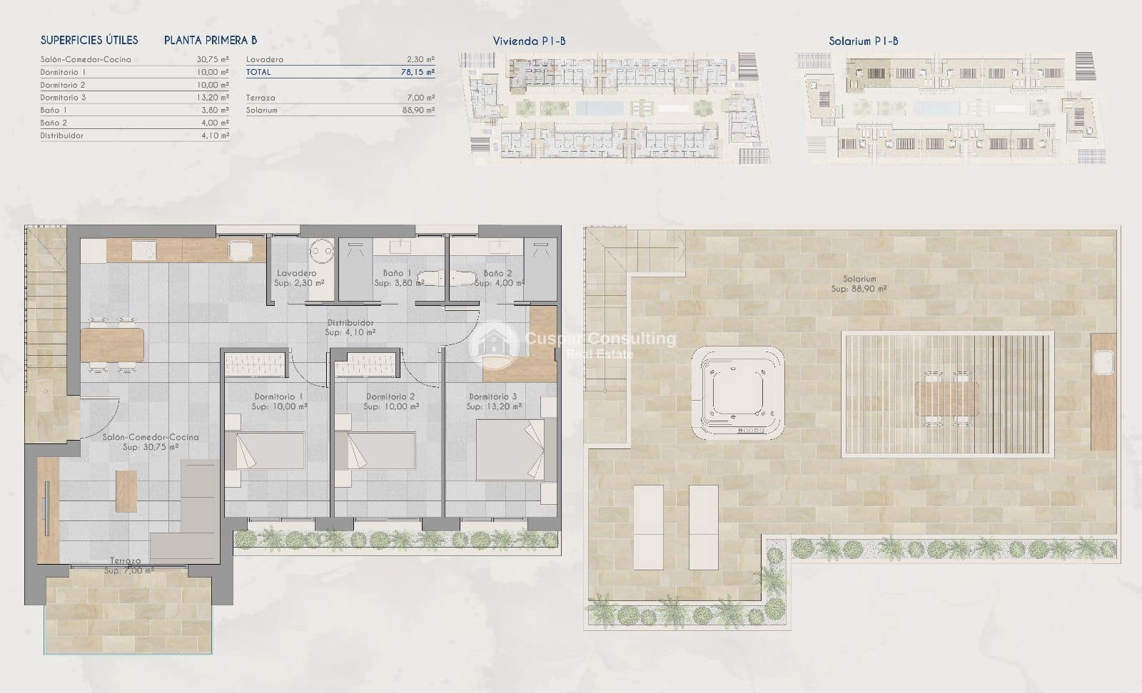 3 quarto Apartamento para venda em Torre-Pacheco com piscina garagem - 210 000 € (Ref: 8981121)
