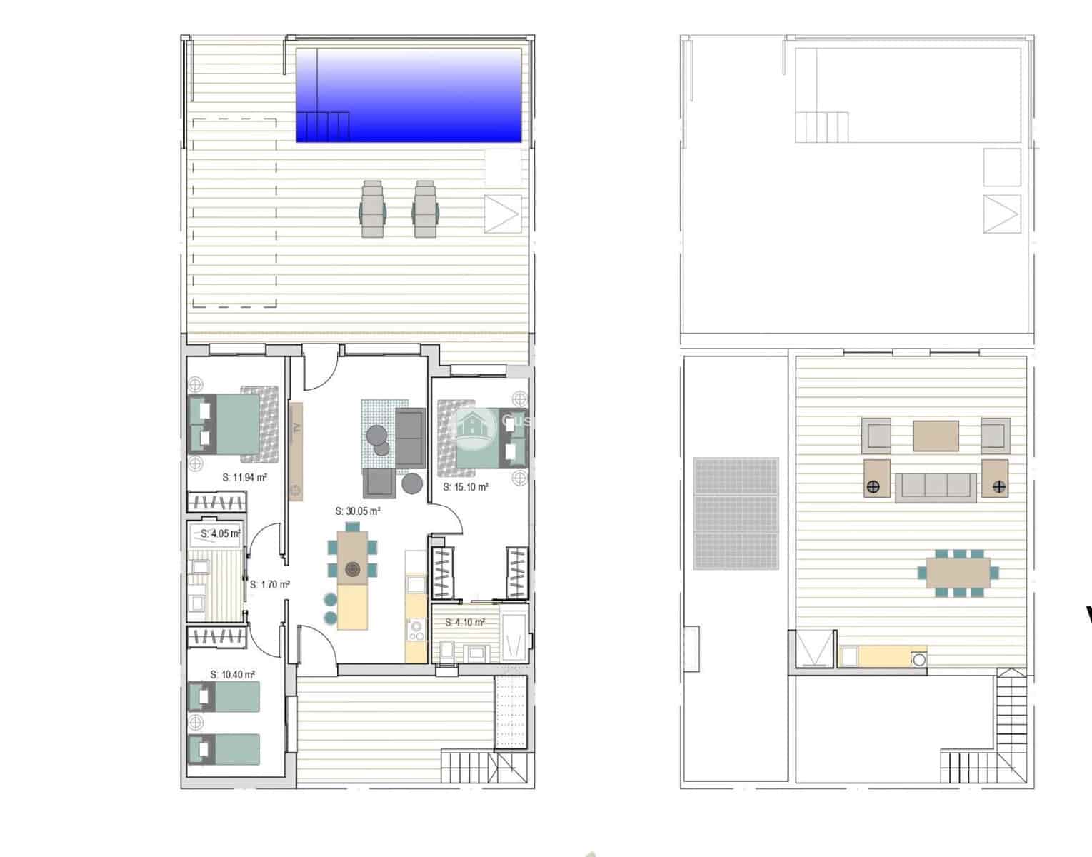 3 bedroom Villa for sale in Roldan with pool garage - € 314,900 (Ref: 8982027)