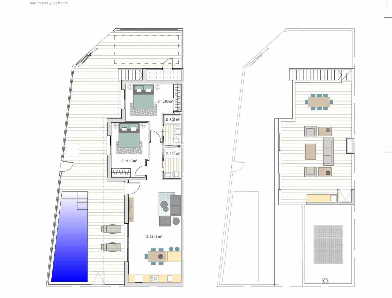 3 bedroom Villa for sale in Roldan with pool garage - € 314,900 (Ref: 8982027)