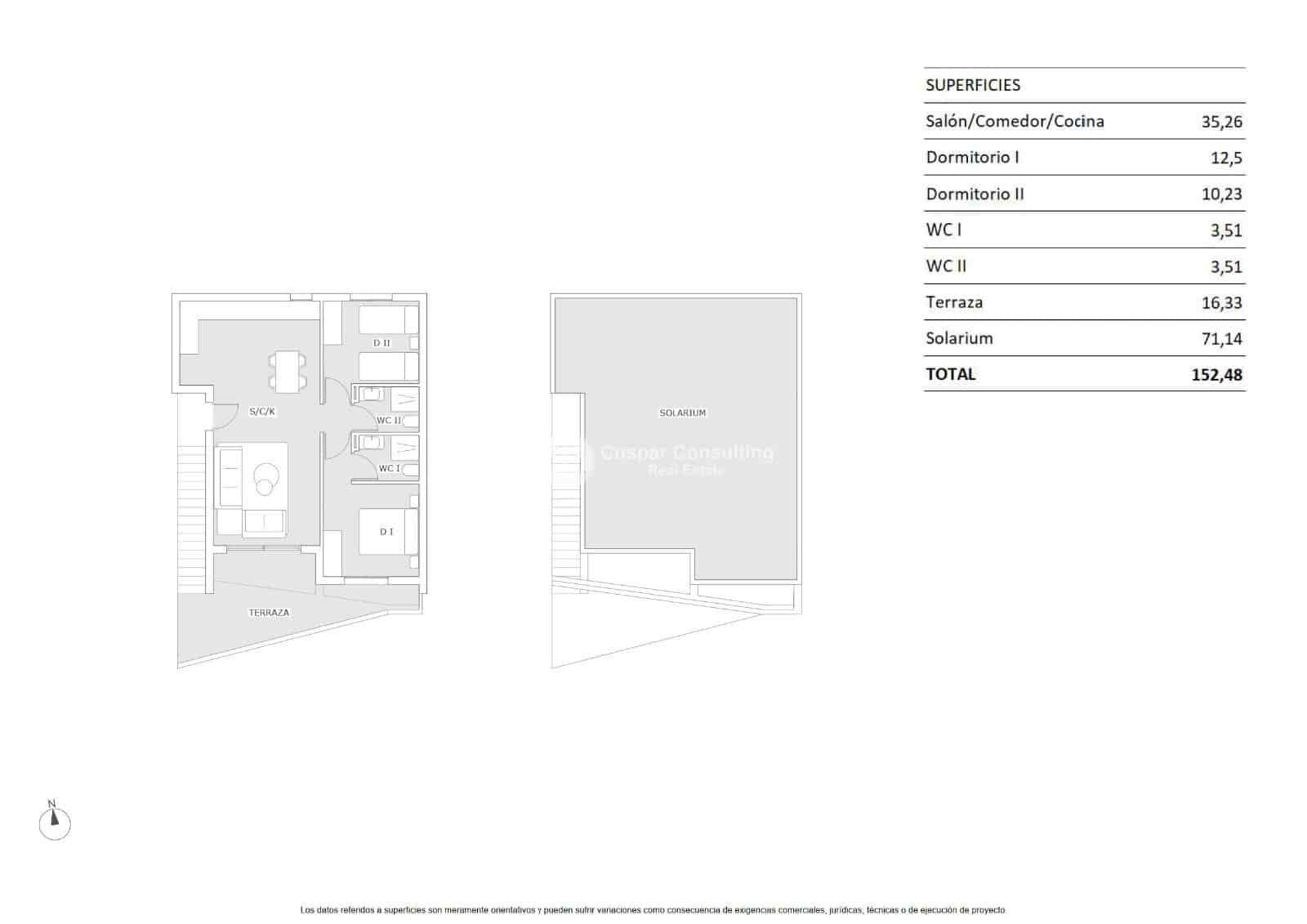 2 soveværelse Penthouse til salg i San Miguel de Salinas med swimmingpool garage - € 254.900 (Ref: 8982028)