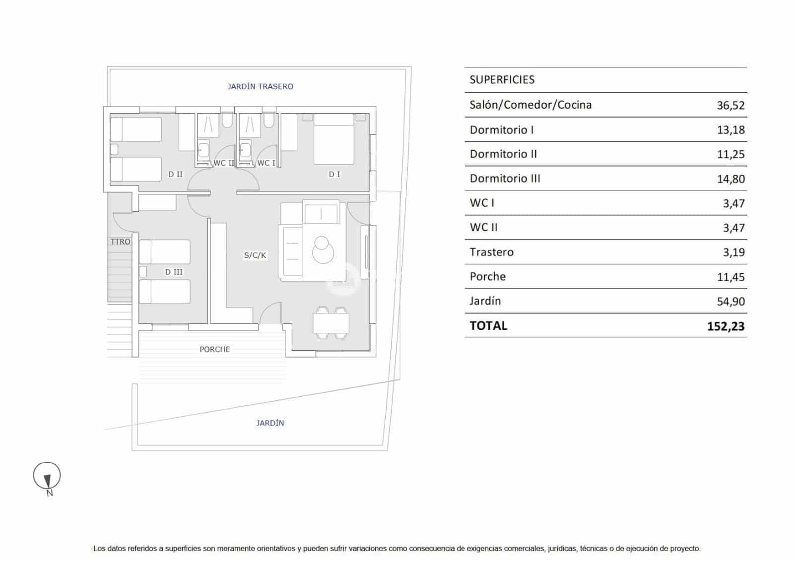 2 soveværelse Penthouse til salg i San Miguel de Salinas med swimmingpool garage - € 254.900 (Ref: 8982028)