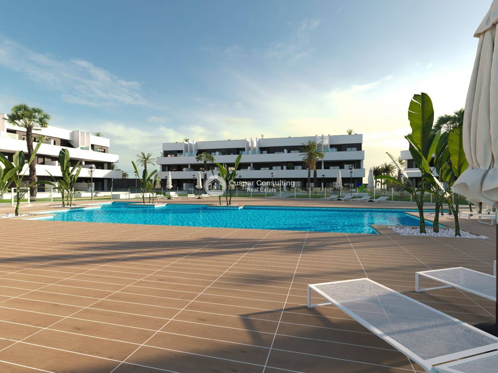 2 soveværelse Lejlighed til salg i Guardamar del Segura med swimmingpool garage - € 222.000 (Ref: 9000309)