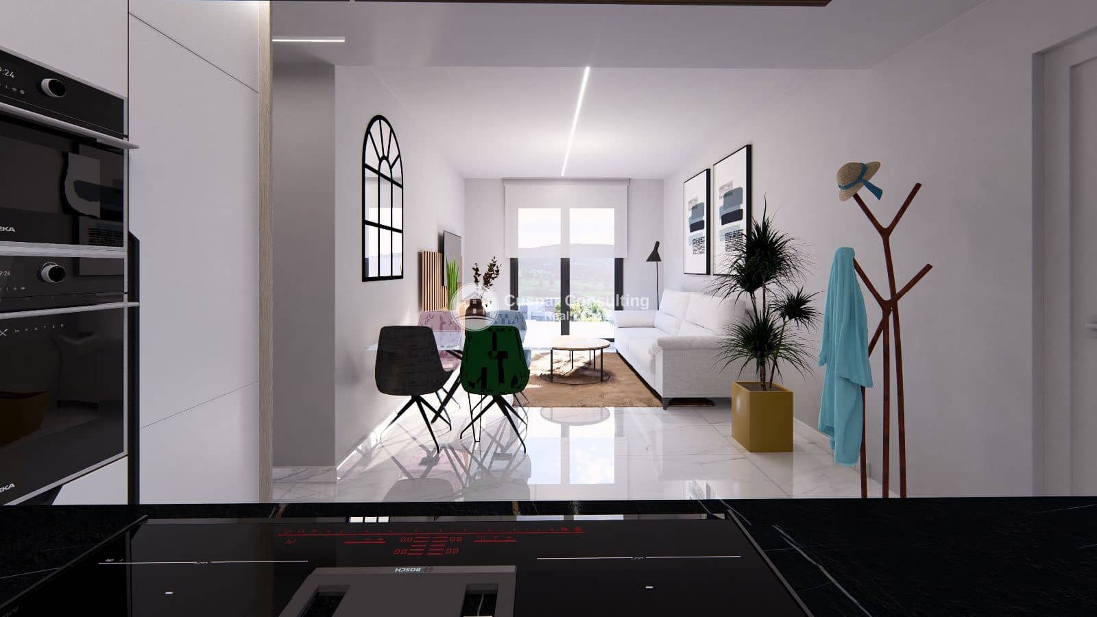 2 soverom Leilighet til salgs i Algorfa med svømmebasseng garasje - € 251 000 (Ref: 9000312)