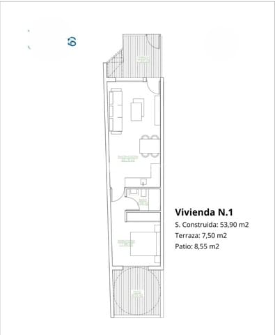 1 camera da letto Appartamento in vendita in San Pedro del Pinatar ciudad, San Pedro del Pinatar con piscina garage - 179.000 € (Rif: 9016722)