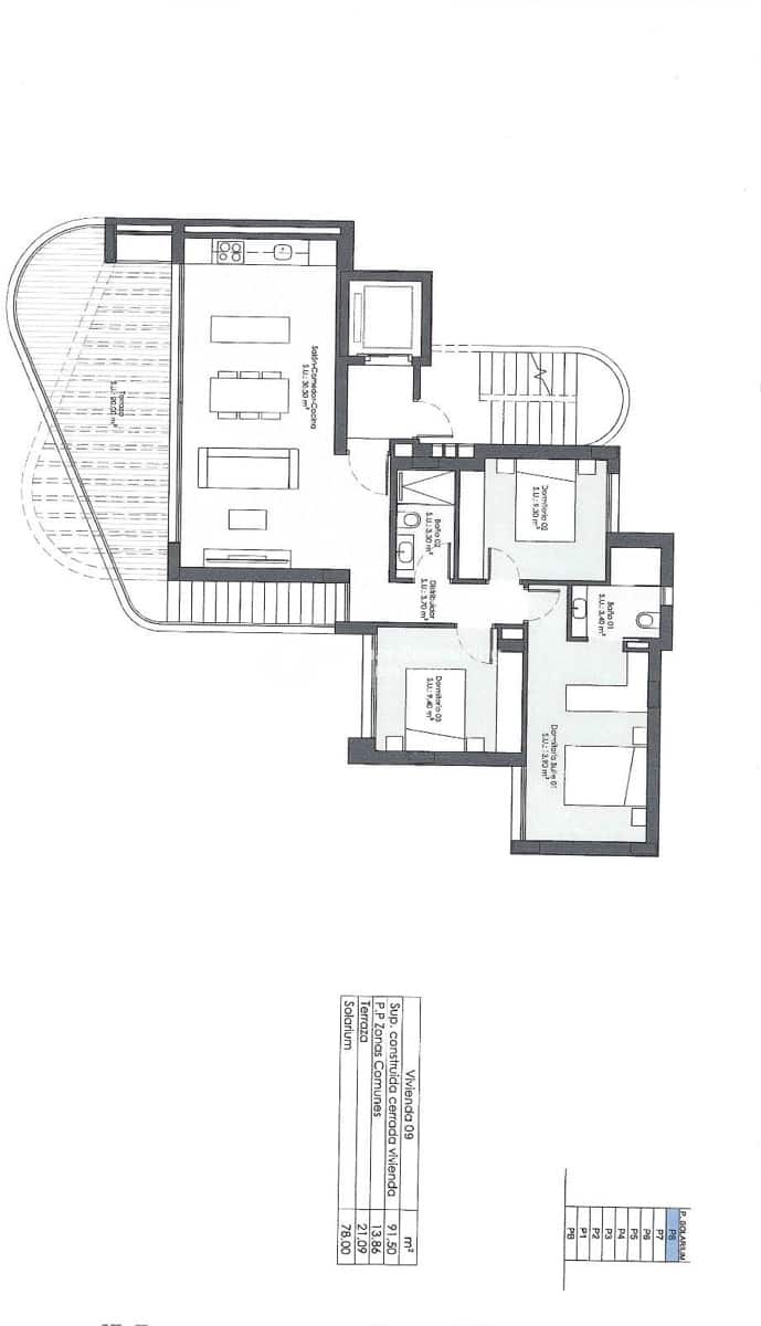 3 soveværelse Penthouse til salg i Guardamar del Segura med swimmingpool garage - € 550.000 (Ref: 9025704)