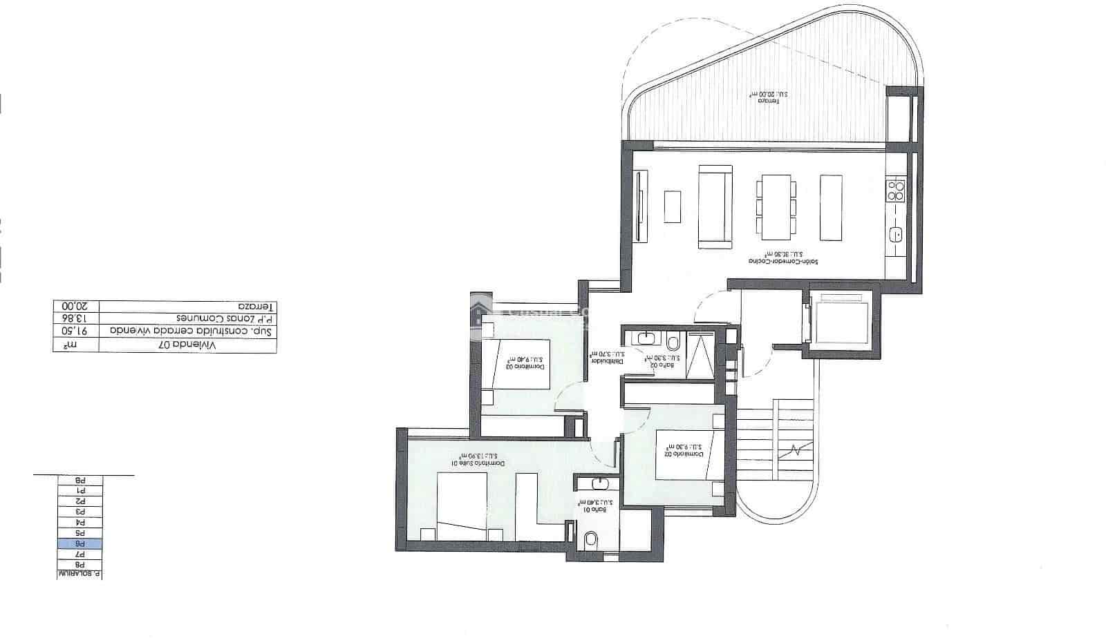 3 soveværelse Lejlighed til salg i Guardamar del Segura med swimmingpool garage - € 315.000 (Ref: 9025705)