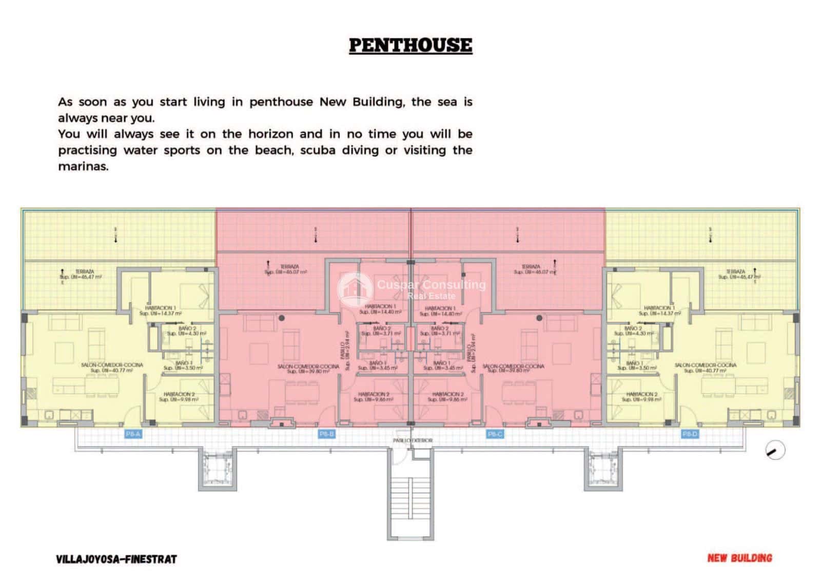 2 camera da letto Appartamento in vendita in La Villajoyosa / Vila Joiosa con piscina garage - 349.000 € (Rif: 9028517)