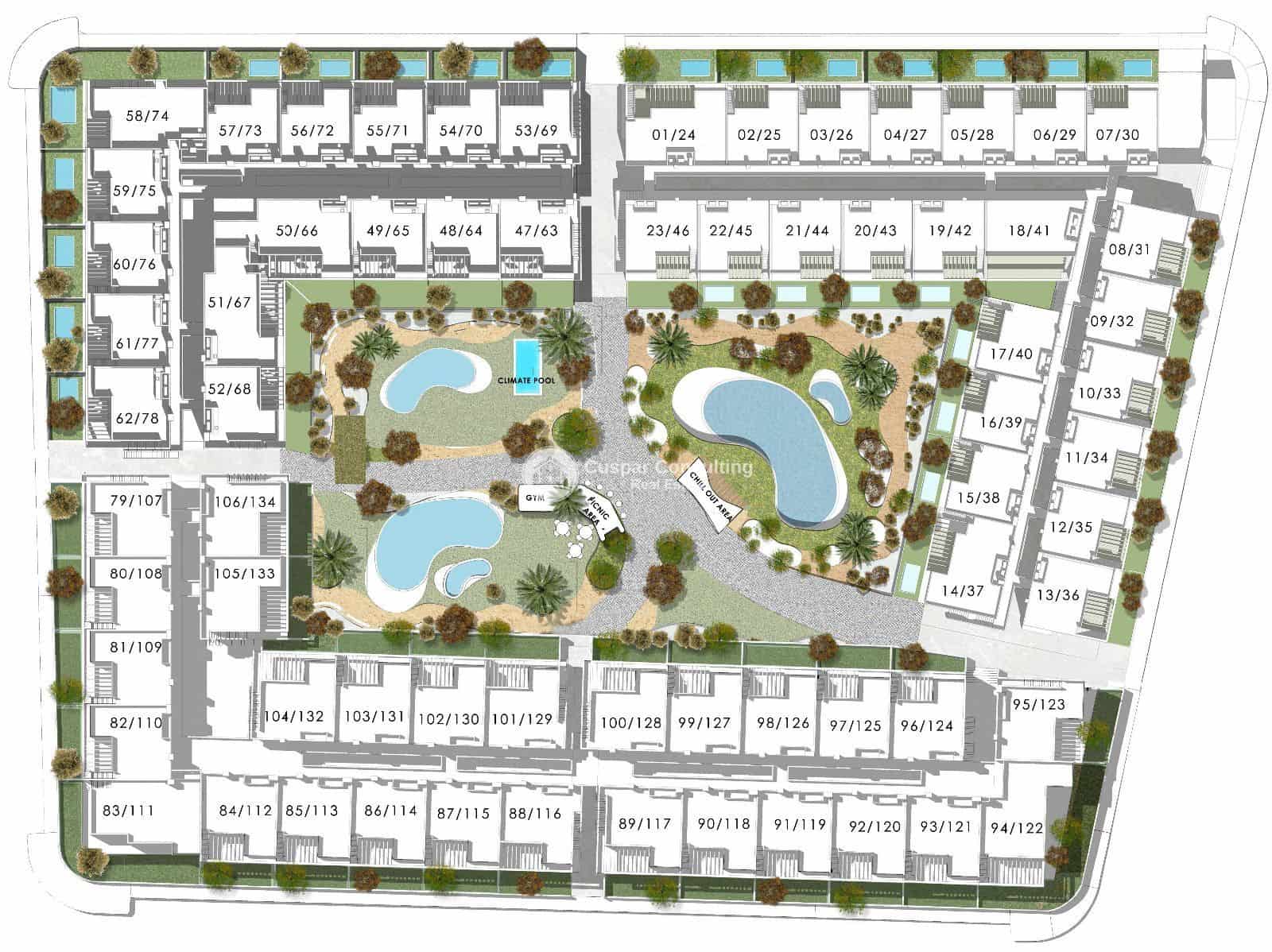 2 soverom Leilighet til salgs i Torrevieja med svømmebasseng garasje - € 330 000 (Ref: 9030927)