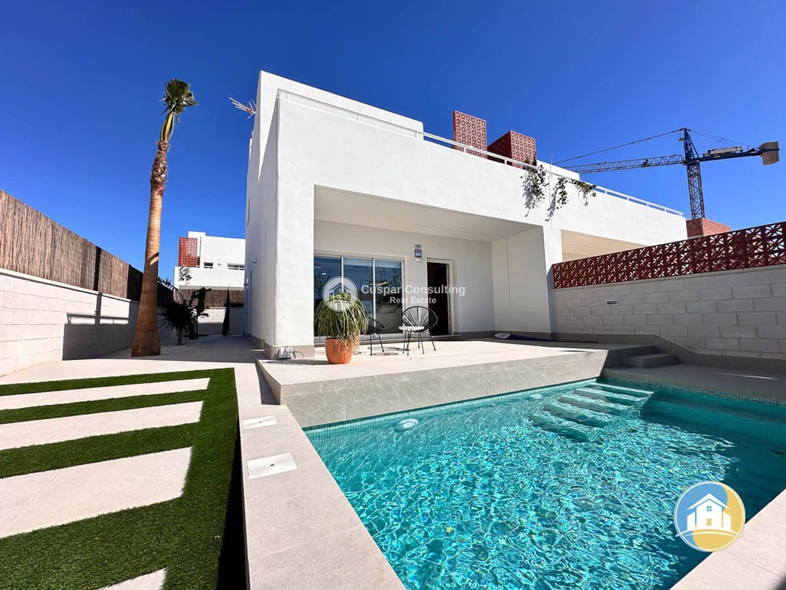 3 bedroom Villa for sale in Pilar de la Horadada with pool garage - € 439,000 (Ref: 9076054)