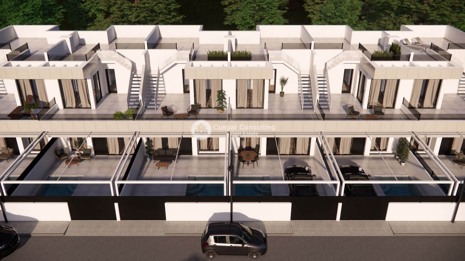 3 soverom Hus til salgs i Ciudad Quesada med svømmebasseng garasje - € 355 000 (Ref: 9081245)