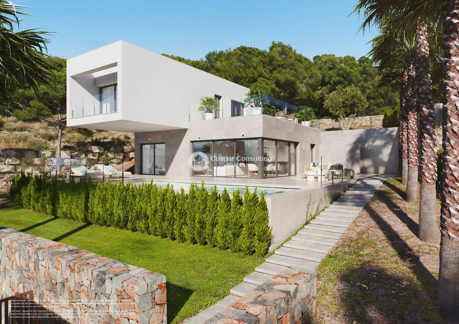 Chalet de 3 habitaciones en Orihuela Costa en venta con piscina - 985.000 € (Ref: 9138307)