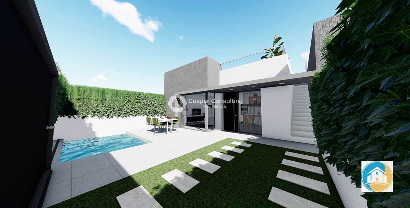 2 soveværelse Villa til salg i San Juan de los Terreros med swimmingpool garage - € 279.000 (Ref: 9153332)