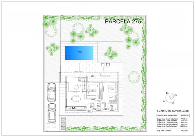 2 slaapkamer Villa te koop in Calasparra met zwembad garage - € 289.000 (Ref: 9153405)