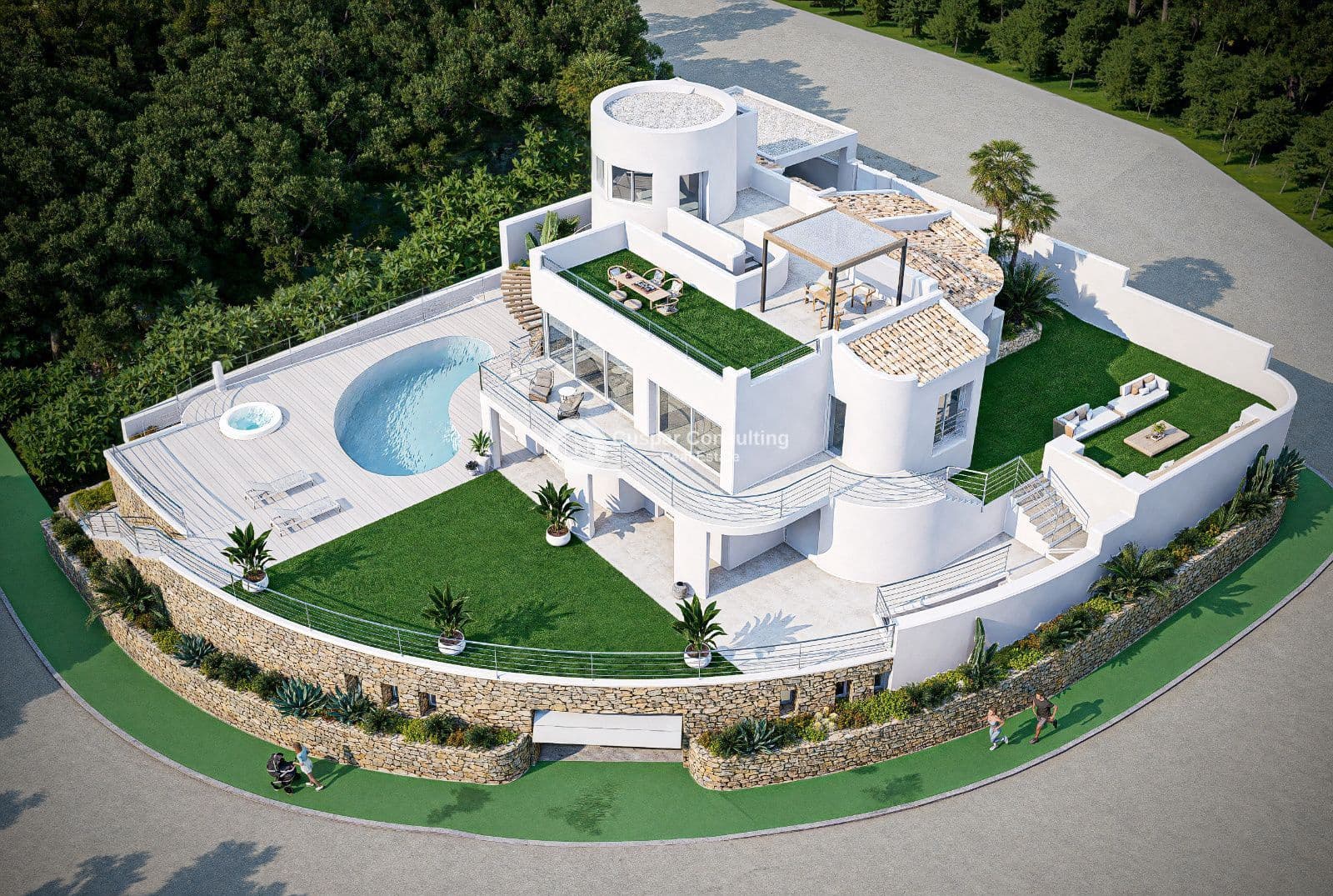 4 bedroom Villa for sale in Altea with pool garage - € 2,190,000 (Ref: 9165399)