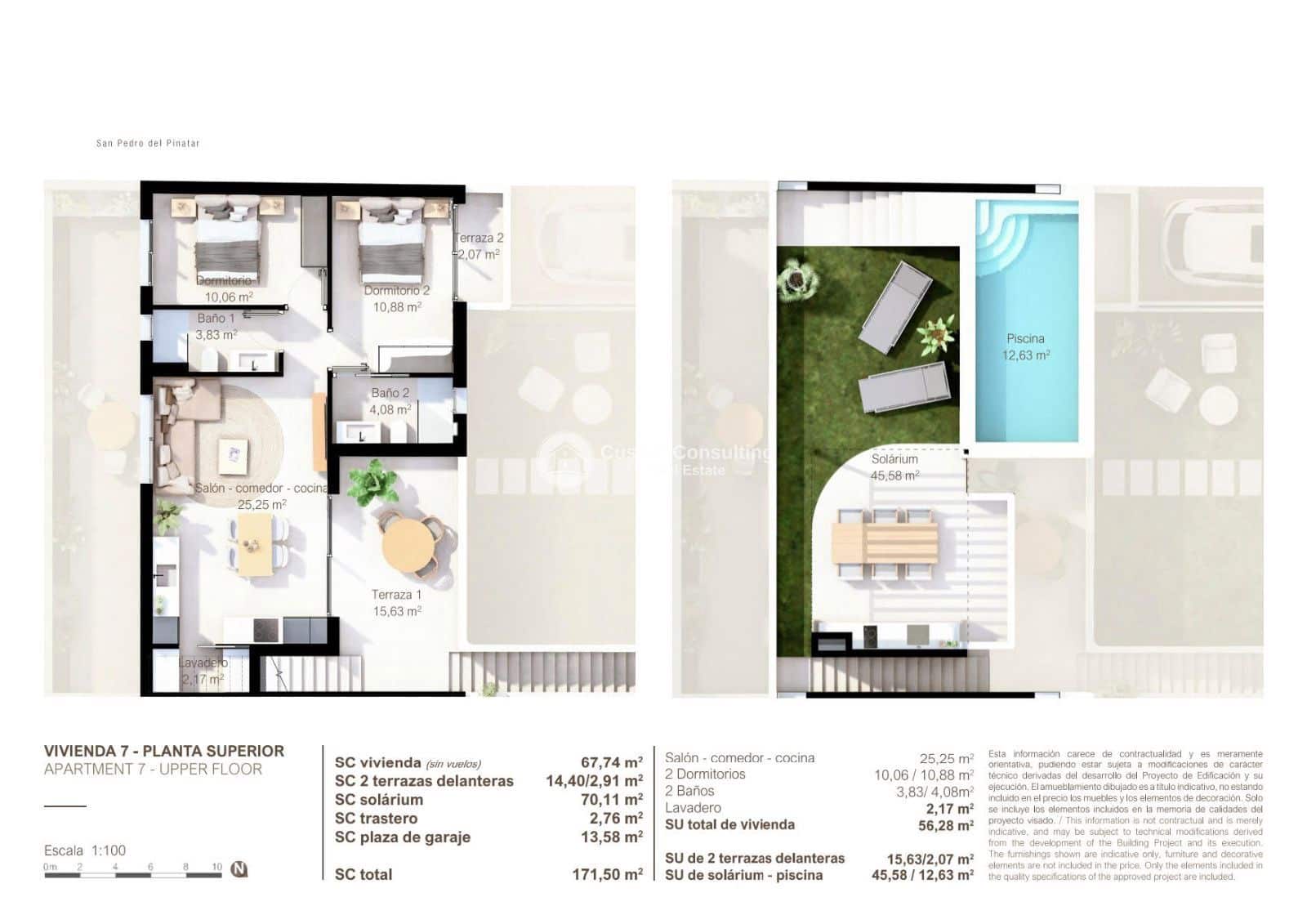 2 slaapkamer Flat te koop in San Pedro del Pinatar met zwembad garage - € 314.000 (Ref: 9245753)