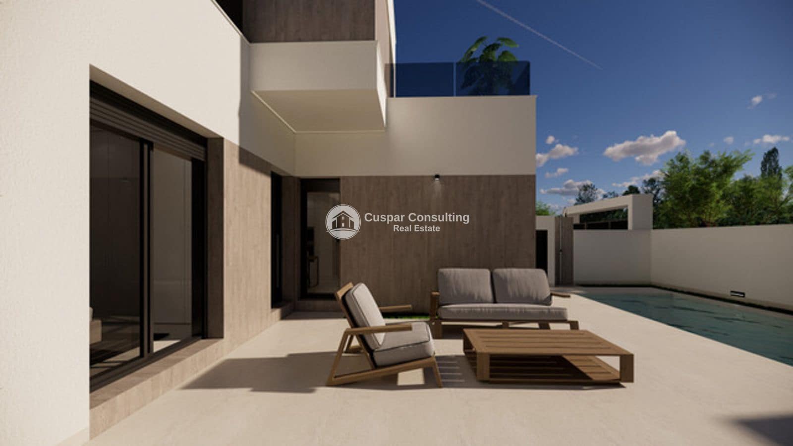 Villa for sale in San Fulgencio with pool garage - € 345,000 (Ref: 9248385)