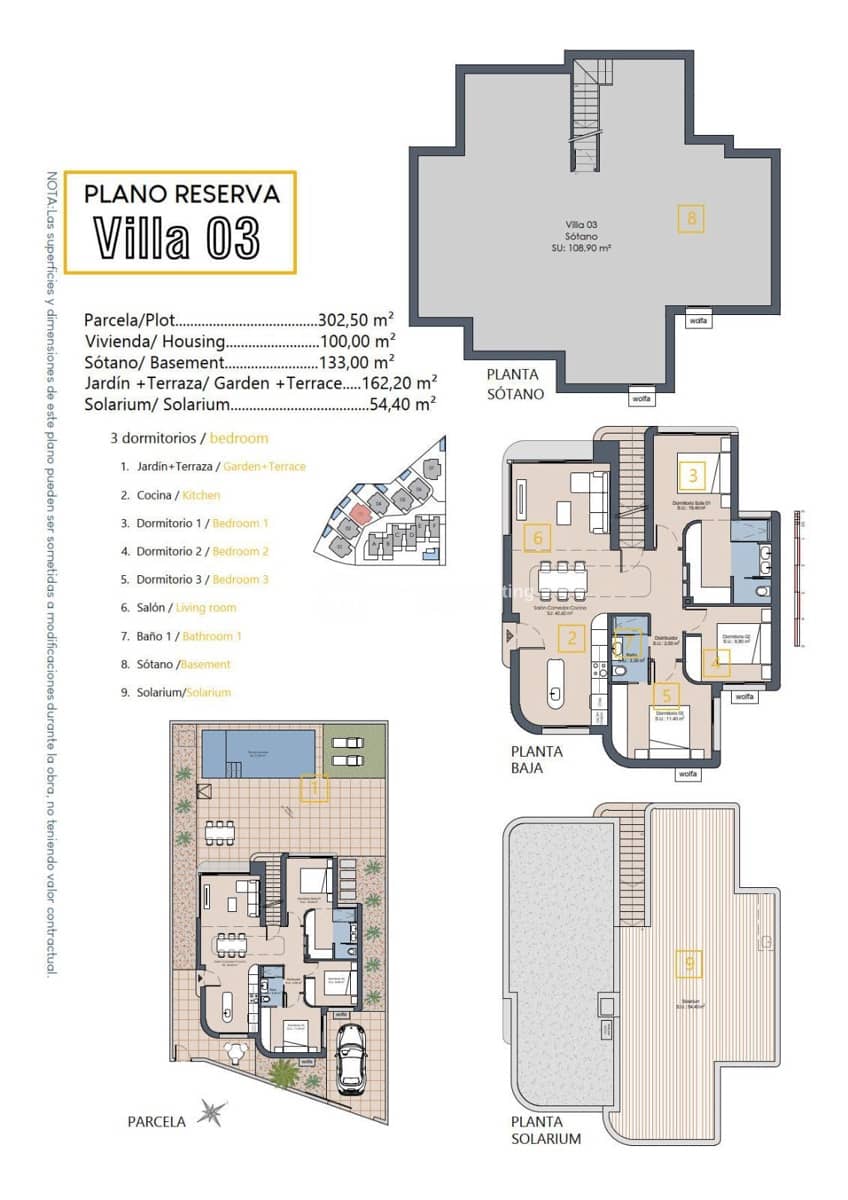 3 quarto Moradia para venda em Los Alcazares com piscina garagem - 589 000 € (Ref: 9278759)