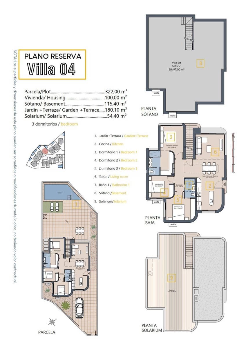 3 quarto Moradia para venda em Los Alcazares com piscina garagem - 589 000 € (Ref: 9278759)