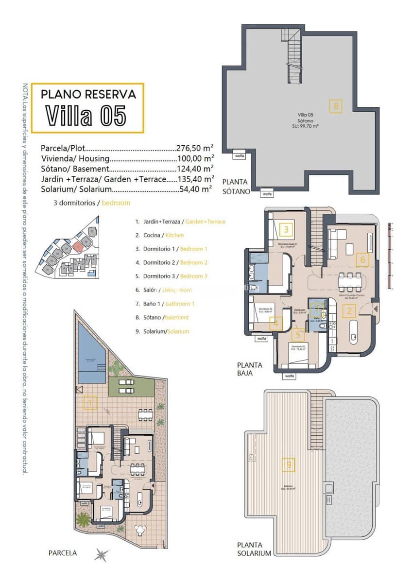 3 quarto Moradia para venda em Los Alcazares com piscina garagem - 589 000 € (Ref: 9278759)