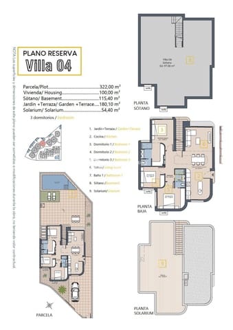 3 sypialnia Willa na sprzedaż w Los Alcazares z basenem garażem - 589 900 € (Ref: 9278759)