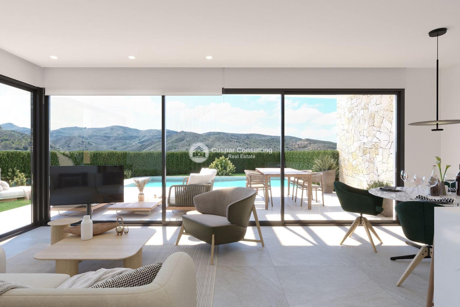 3 quarto Casa em Banda para venda em Monforte del Cid com piscina garagem - 485 000 € (Ref: 9304860)