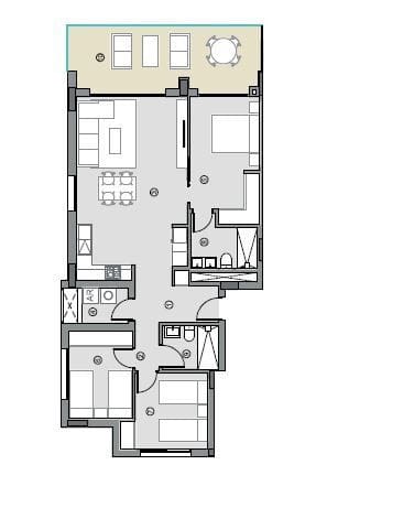 2 soverom Leilighet til salgs i Orihuela Costa med svømmebasseng garasje - € 284 000 (Ref: 9332921)