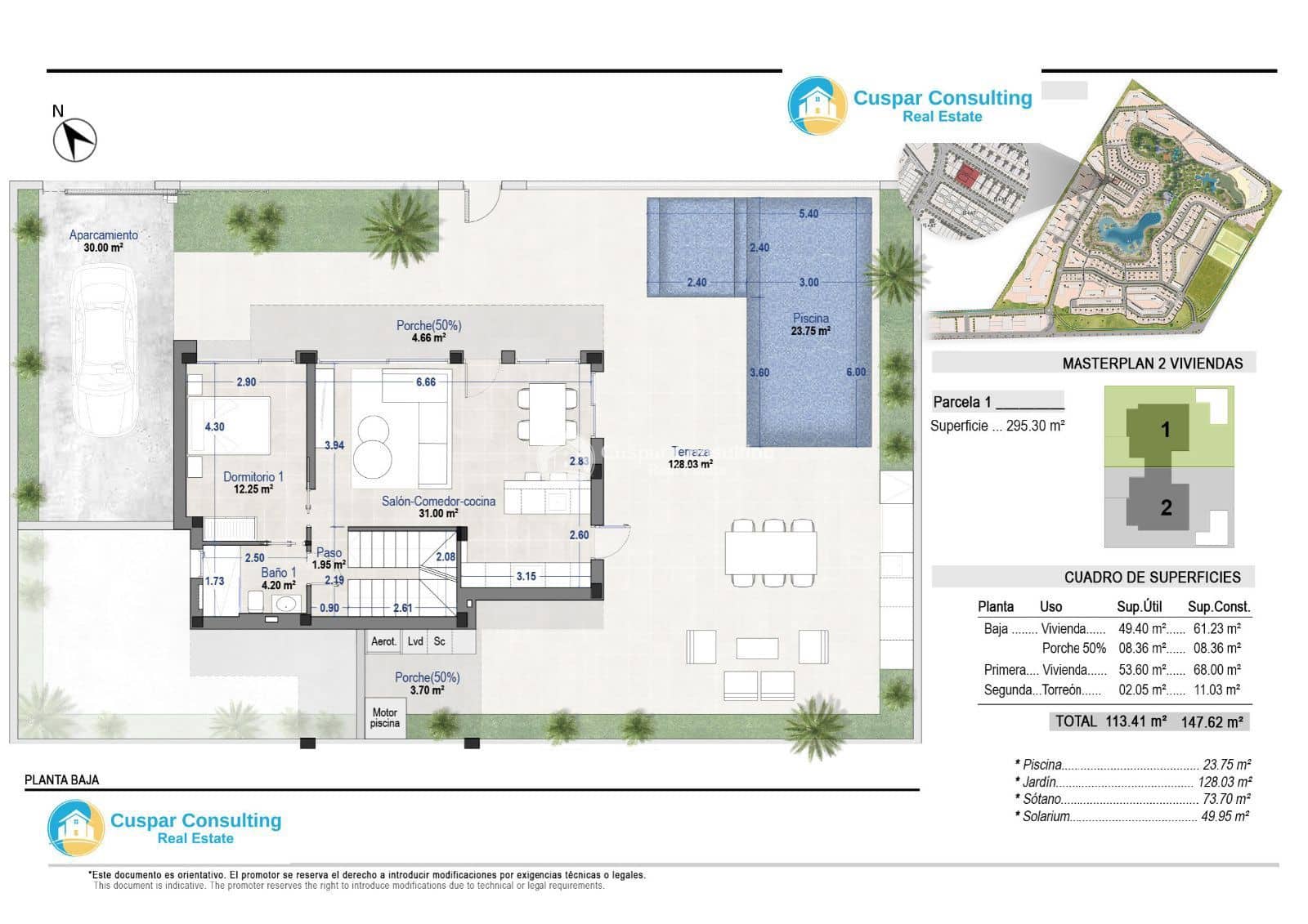 4 soverom Villa til salgs i Los Alcazares med svømmebasseng garasje - € 785 000 (Ref: 9338704)