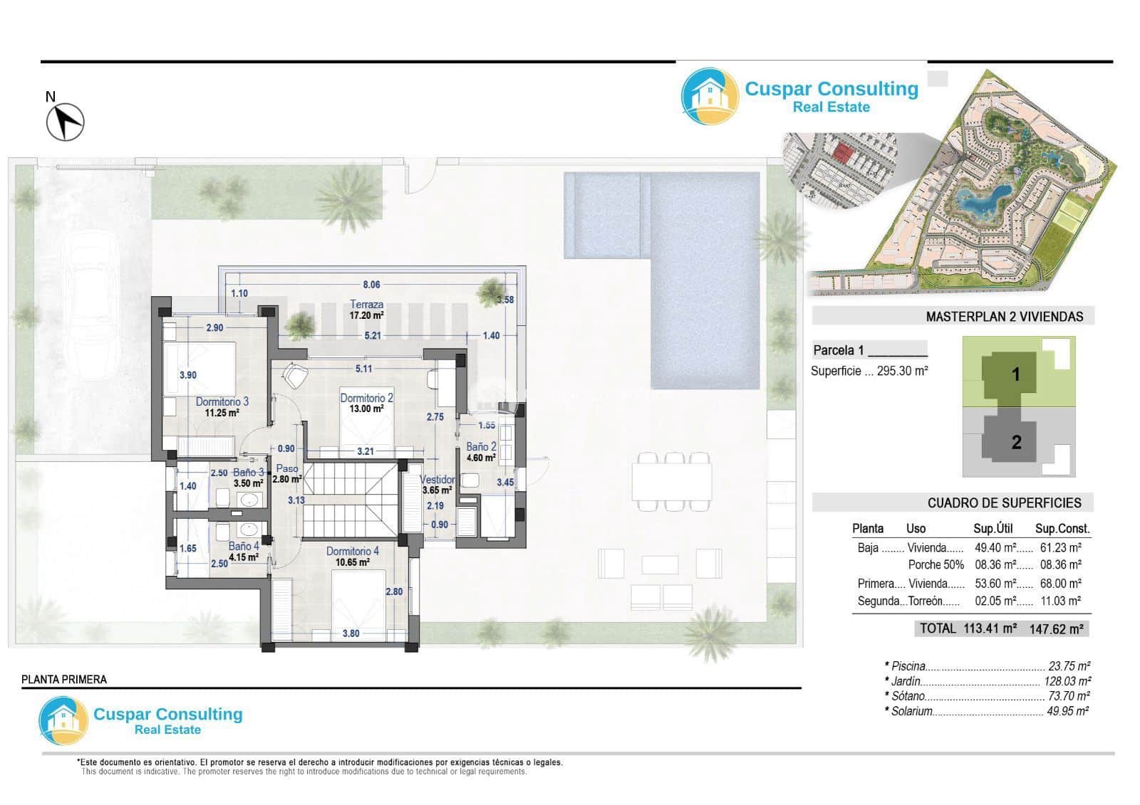 4 soverom Villa til salgs i Los Alcazares med svømmebasseng garasje - € 785 000 (Ref: 9338704)