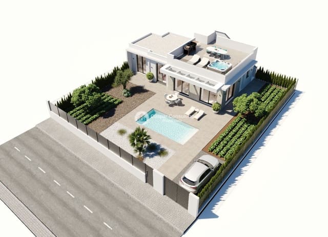 2 chambre Villa/Maison à vendre à Fuente Alamo de Murcia avec piscine garage - 281 000 € (Ref: 9419081)