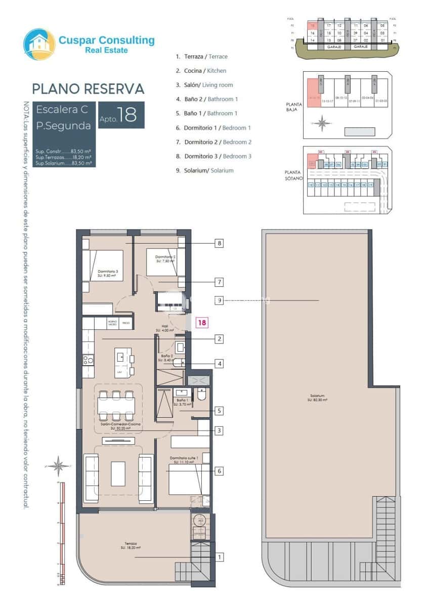 3 chambre Appartement à vendre à Benijofar avec piscine garage - 289 900 € (Ref: 9511462)