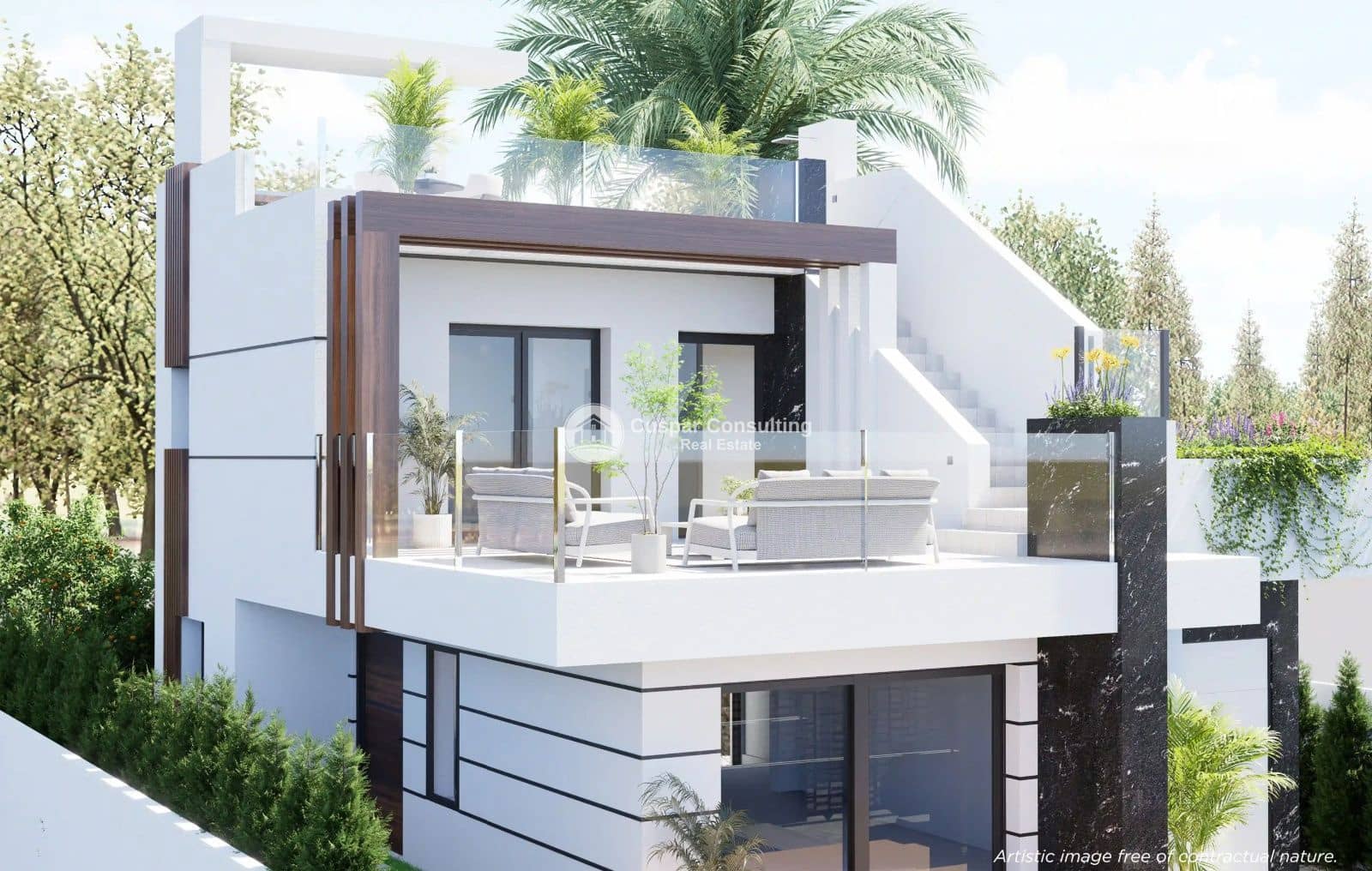 3 soveværelse Villa til salg i Los Alcazares med swimmingpool garage - € 587.800 (Ref: 9609987)