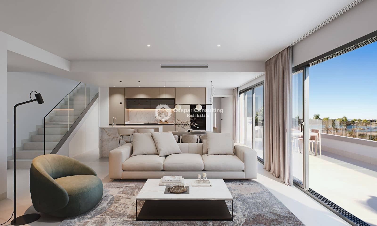 2 bedroom Penthouse for sale in Torre-Pacheco with pool garage - € 555,000 (Ref: 9627026)