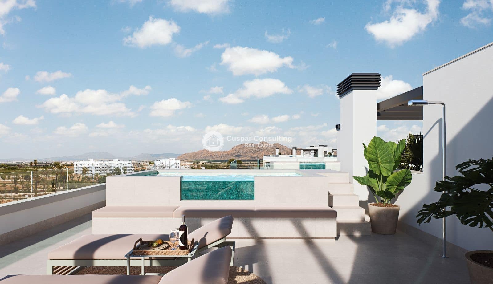 2 bedroom Penthouse for sale in Torre-Pacheco with pool garage - € 555,000 (Ref: 9627026)