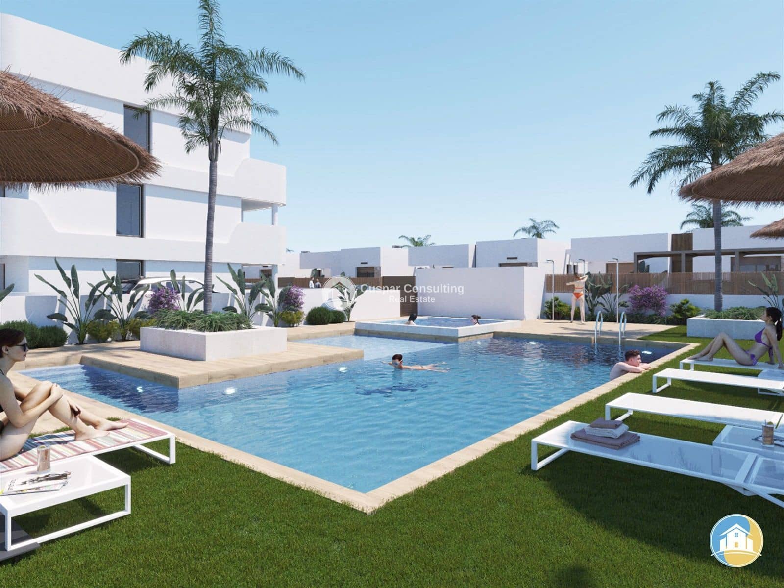 2 soverom Leilighet til salgs i Los Alcazares med svømmebasseng garasje - € 229 900 (Ref: 9656798)