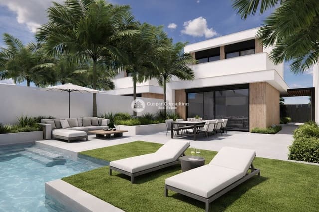 Chalet de 3 habitaciones en Las Lomas de Rame - Bahía Bella, Los Alcázares en venta con piscina garaje - 429.000 € (Ref: 9688487)