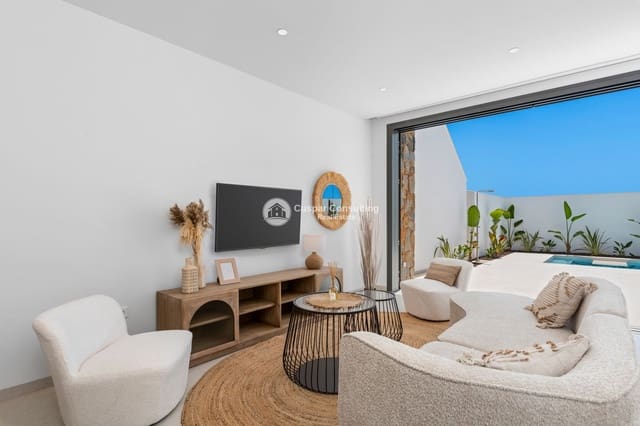 3 chambre Villa/Maison à vendre à Las Lomas de Rame - Bahía Bella, Los Alcázares avec piscine garage - 489 900 € (Ref: 9688752)