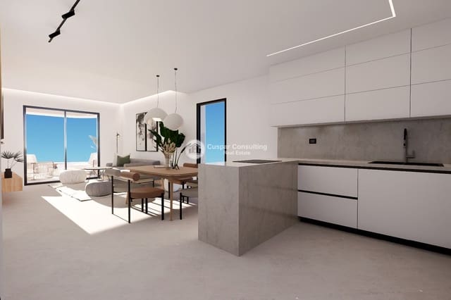 2 soveværelse Penthouse til salg i Finestrat med swimmingpool garage - € 442.900 (Ref: 9700106)