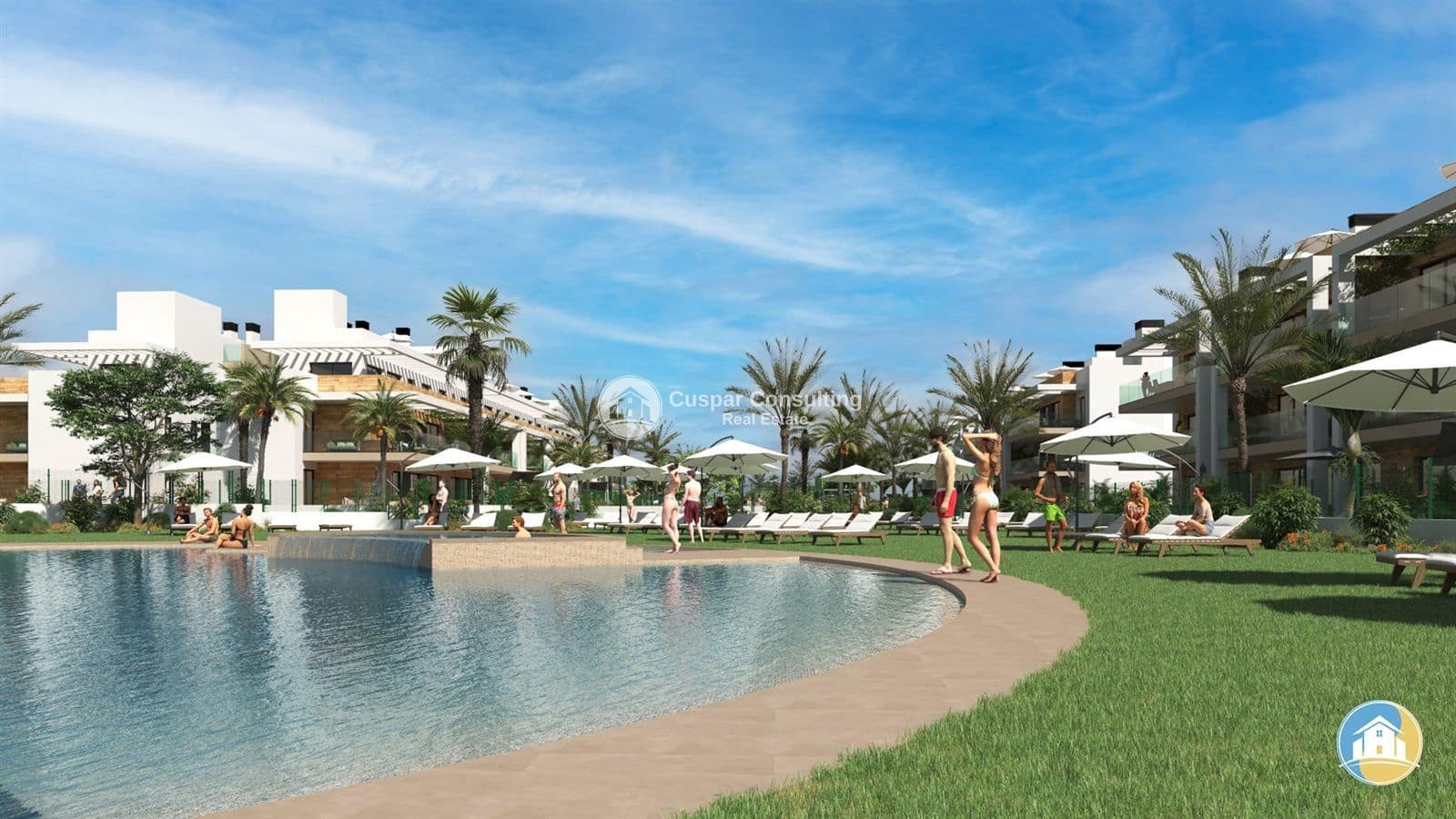 2 soveværelse Penthouse til salg i Los Alcazares med swimmingpool garage - € 320.000 (Ref: 9725150)