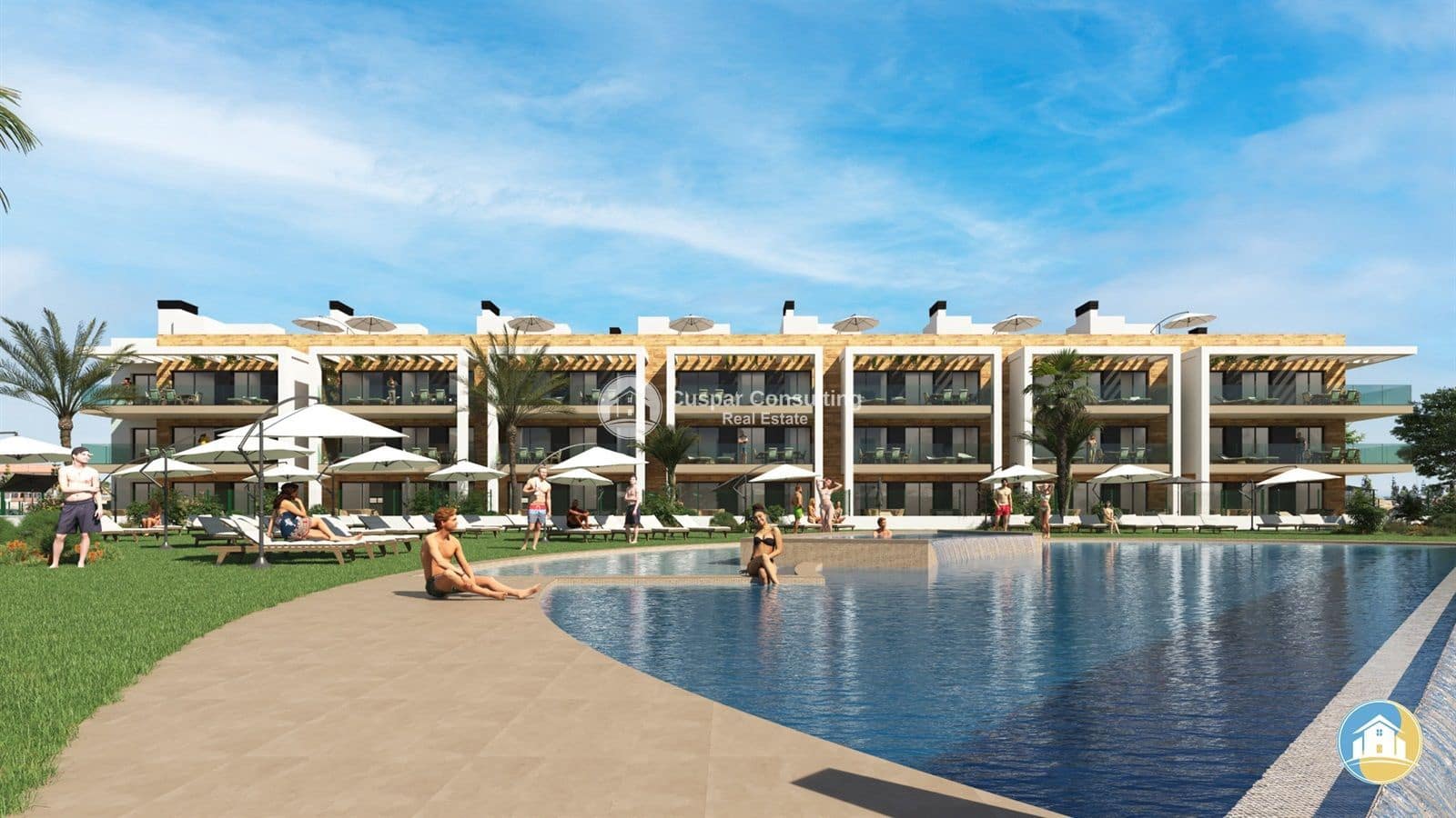 3 soveværelse Penthouse til salg i Los Alcazares med swimmingpool garage - € 395.000 (Ref: 9725151)