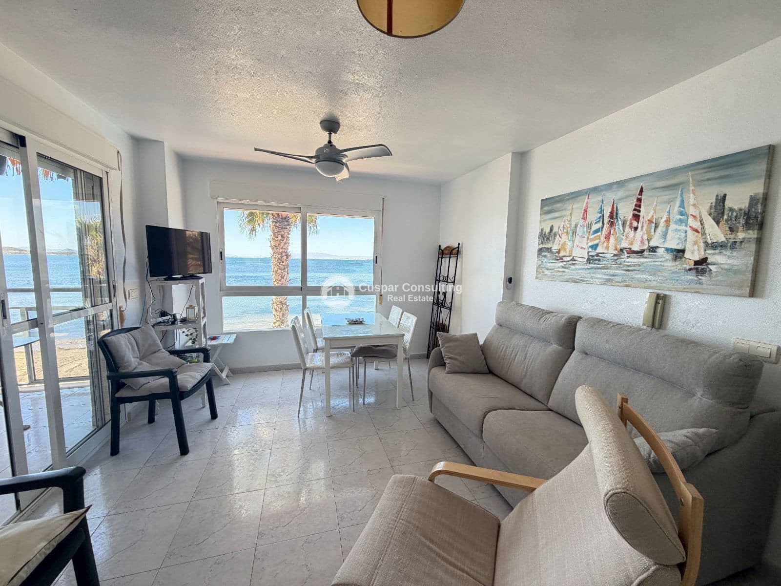 2 sovrum Lägenhet till salu i La Manga del Mar Menor med pool garage - 195 000 € (Ref: 9737215)