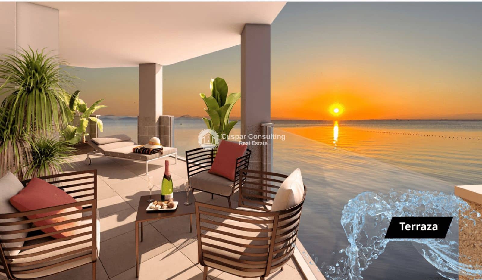 1 makuuhuone Asunto myytävänä paikassa La Manga del Mar Menor - 205 033 € (Ref: 9737301)