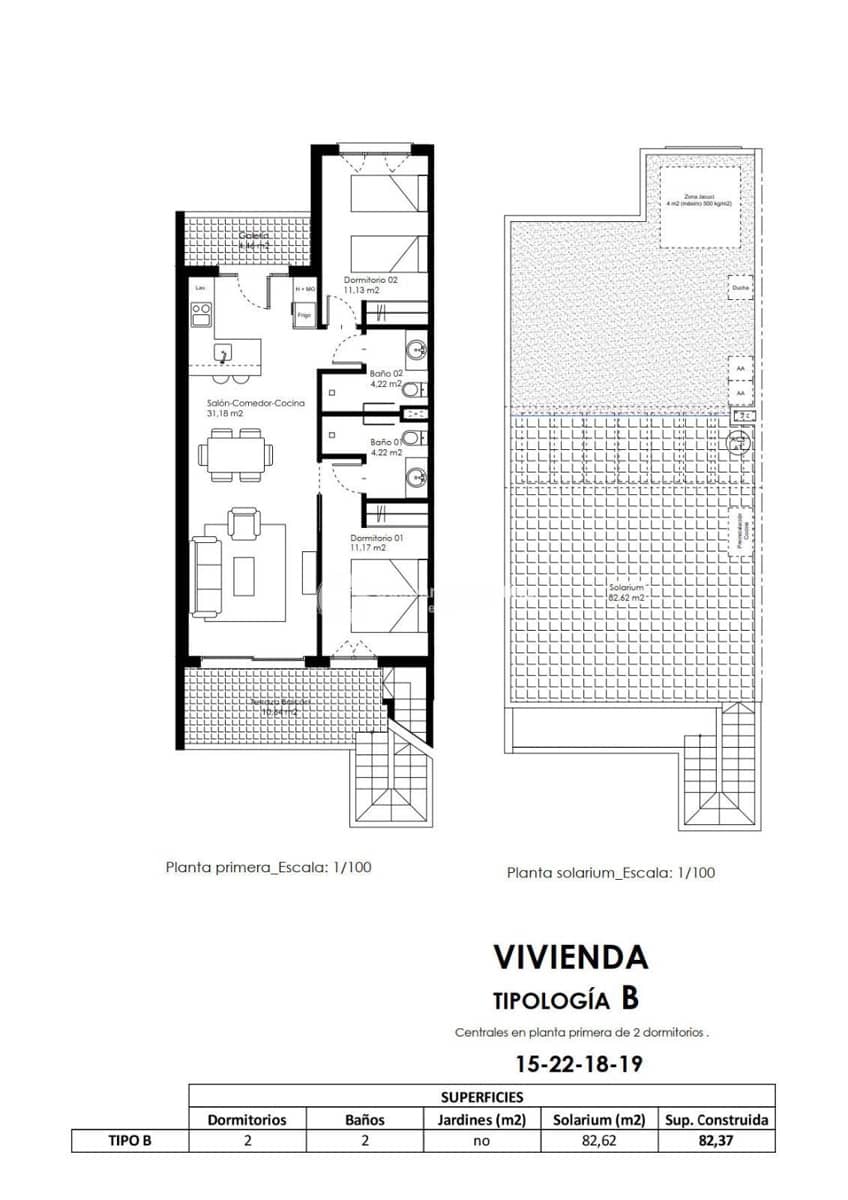 Ático de 3 habitaciones en Pilar de la Horadada en venta con piscina garaje - 305.000 € (Ref: 9737721)