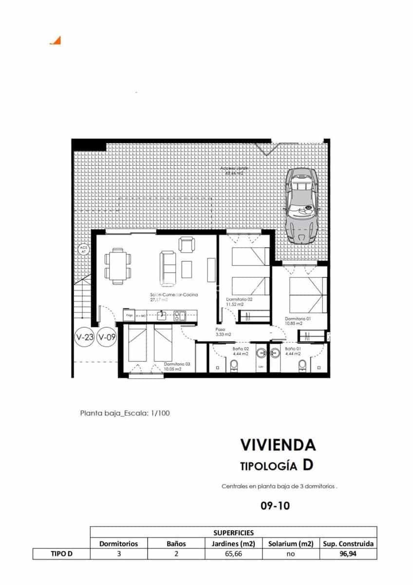 Ático de 3 habitaciones en Pilar de la Horadada en venta con piscina garaje - 305.000 € (Ref: 9737721)