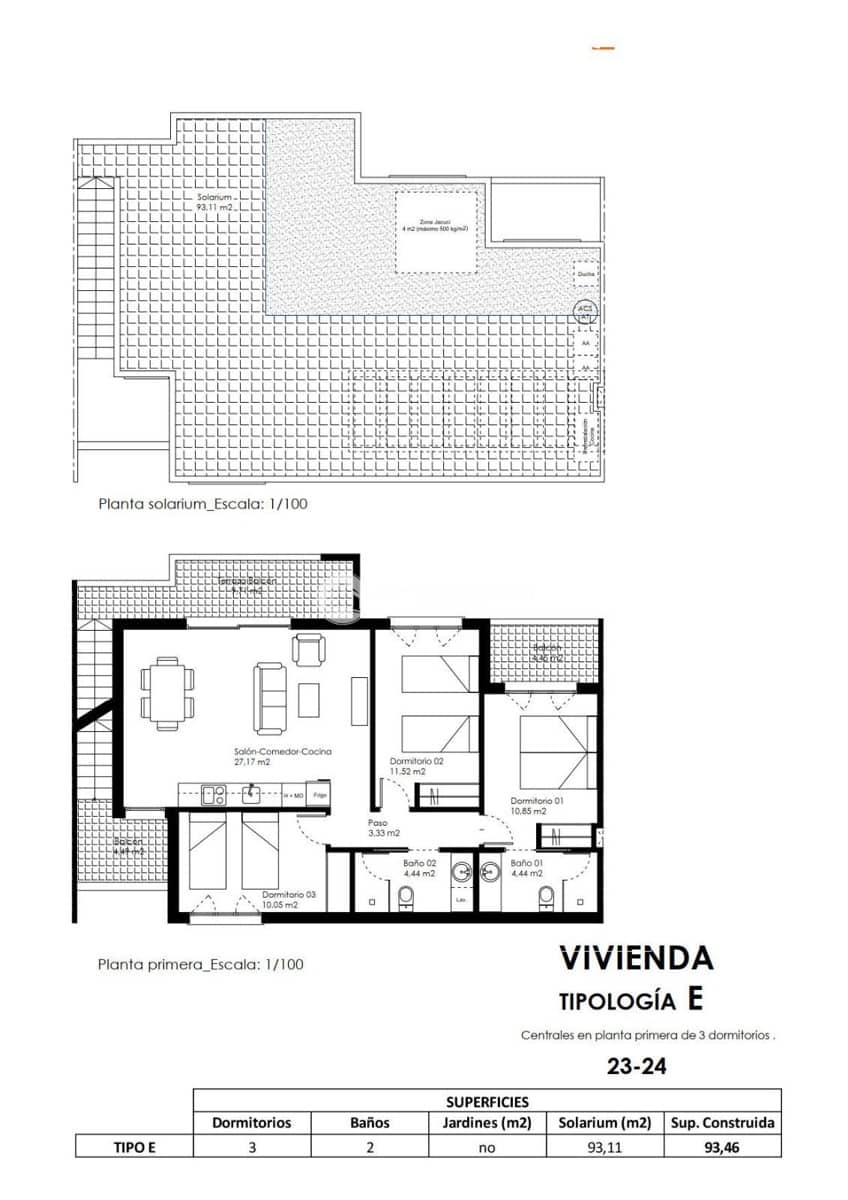Ático de 3 habitaciones en Pilar de la Horadada en venta con piscina garaje - 305.000 € (Ref: 9737721)