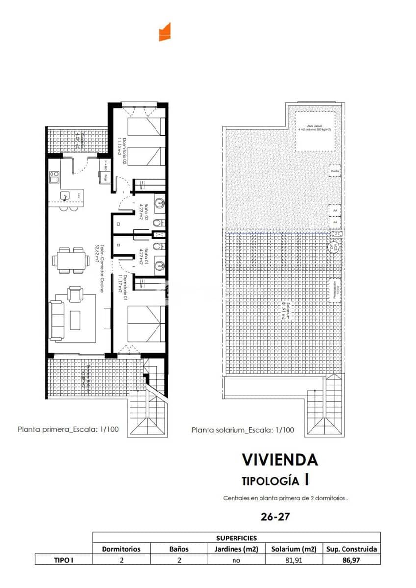 Ático de 3 habitaciones en Pilar de la Horadada en venta con piscina garaje - 305.000 € (Ref: 9737721)