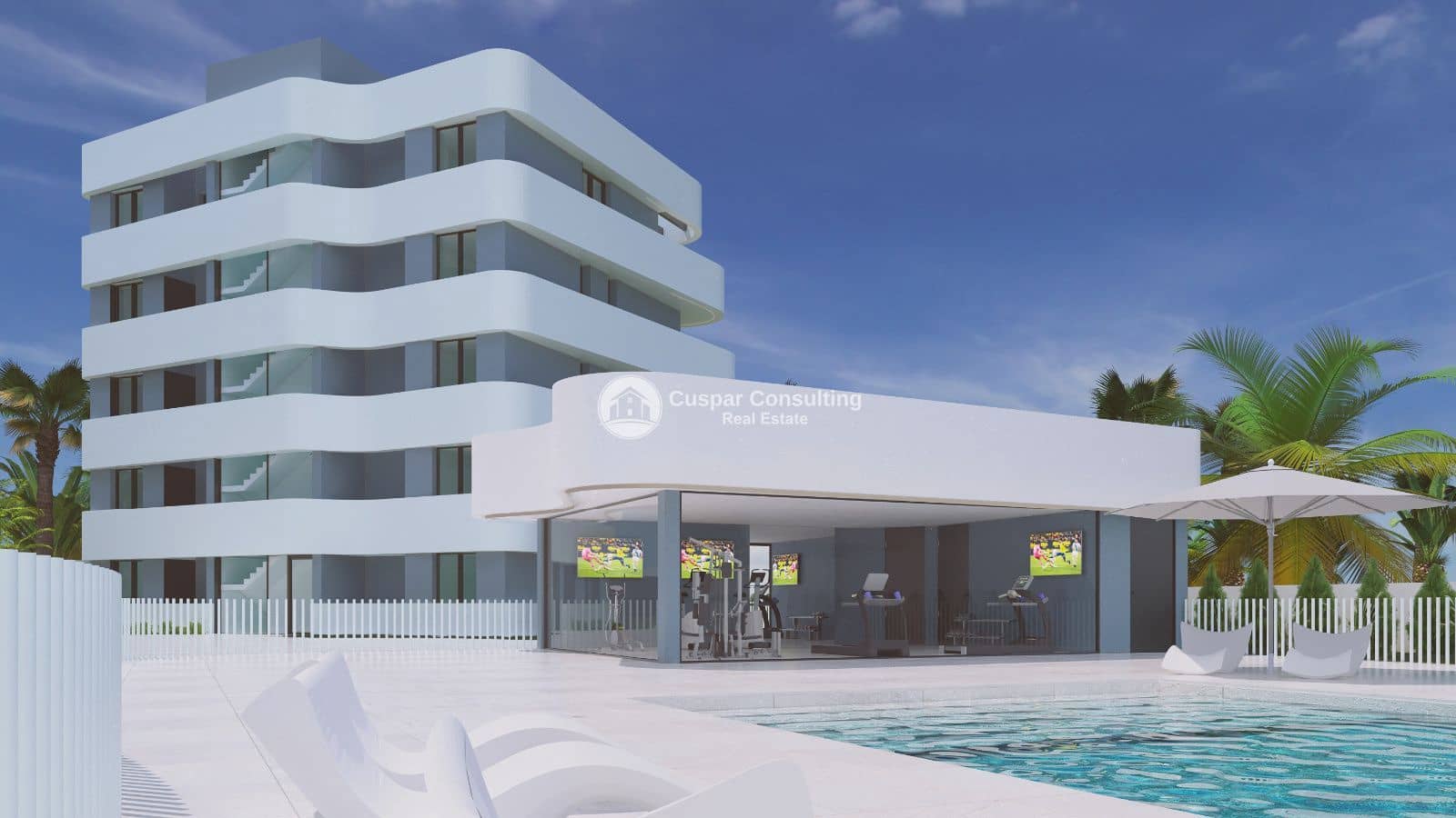 2 soveværelse Penthouse til salg i Guardamar del Segura med swimmingpool garage - € 375.000 (Ref: 9789659)